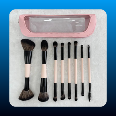 Portable Lightweight Makeup Brush & Cosmetic Bag
