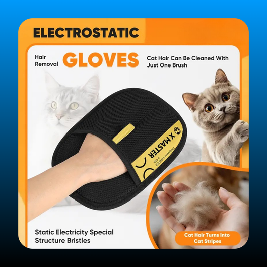 Pet Hair Remover Electrostatic Gloves
