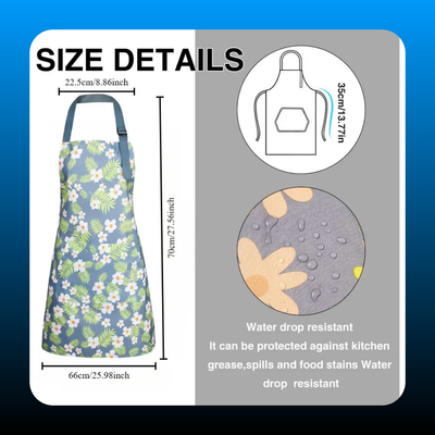 Adjustable Chef Apron with Pockets