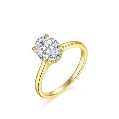 Lab Diamond VVS Moissanite Ring