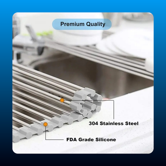 Roll Up Dish Drying Rack
