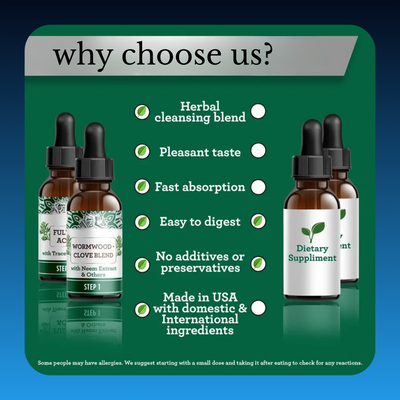 Fulvic Acid Blend with Natural Blend of Wormwood