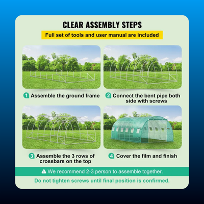 Walk In Tunnel Greenhouse Kit