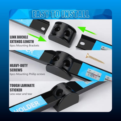 Wall Mounted Magnetic Tool Holder Bar