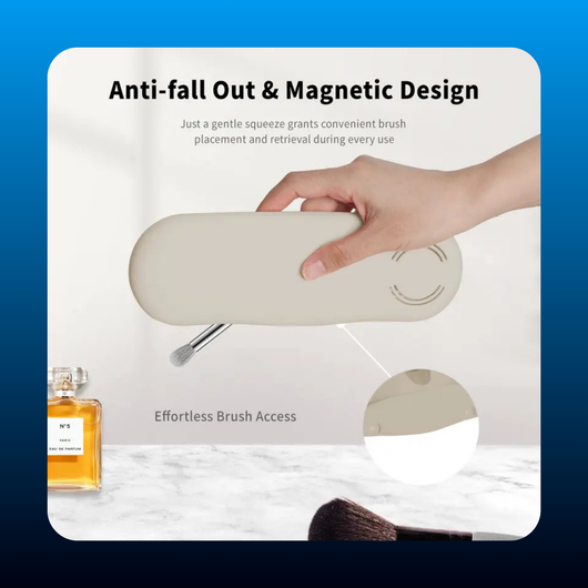 Large Magnetic Silicone Makeup Brush Holder