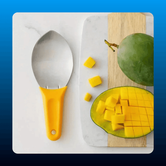 Stainless Steel Curved Fruit Knife and Scoop