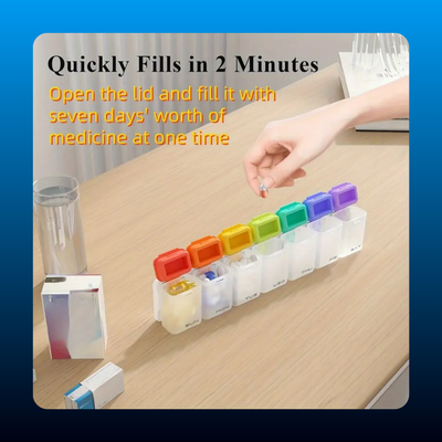 Magnetic Weekly Pill Organizer
