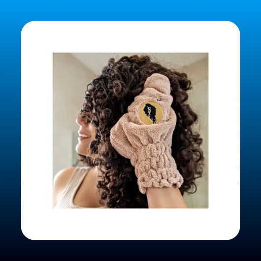 Hair Drying Mittens