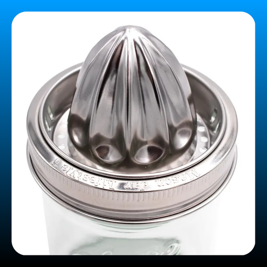 Juicing Stainless Steel Lid for Wide Mouth Mason Jars
