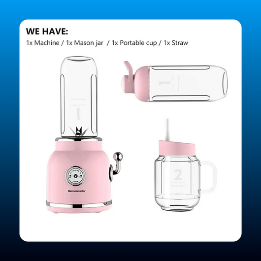 Retro Personal Smoothie Blender