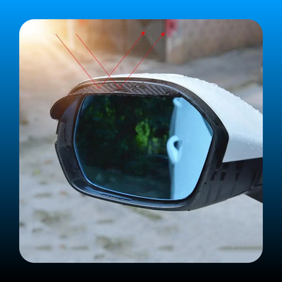 Car Rearview Mirror Rain Shield