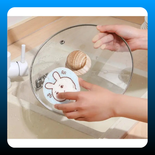 Eco-Friendly Biodegradable Wood Pulp Kitchen Sponge Block