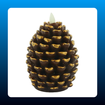 Flameless Pinecone Candles (2 Pack)