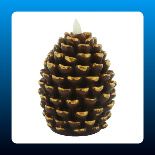 Flameless Pinecone Candles (2 Pack)
