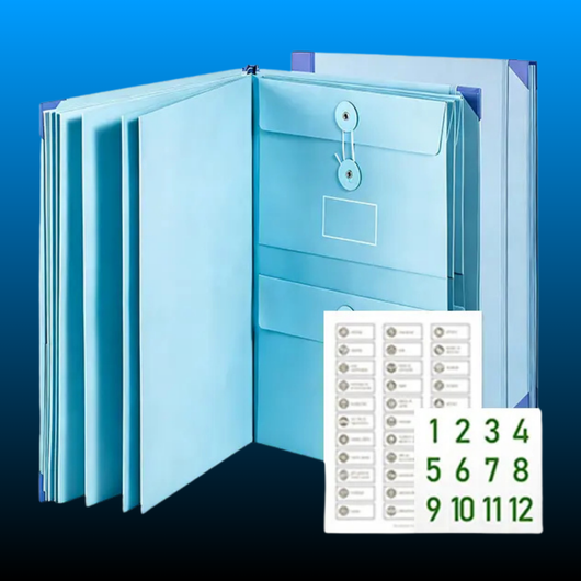 Accordion File Organizer Folder