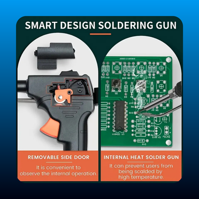 Corded Internal Heat Electric Soldering Iron Kit