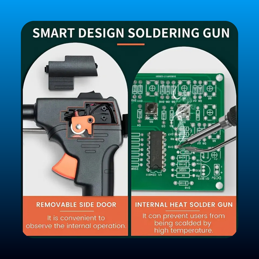 Corded Internal Heat Electric Soldering Iron Kit