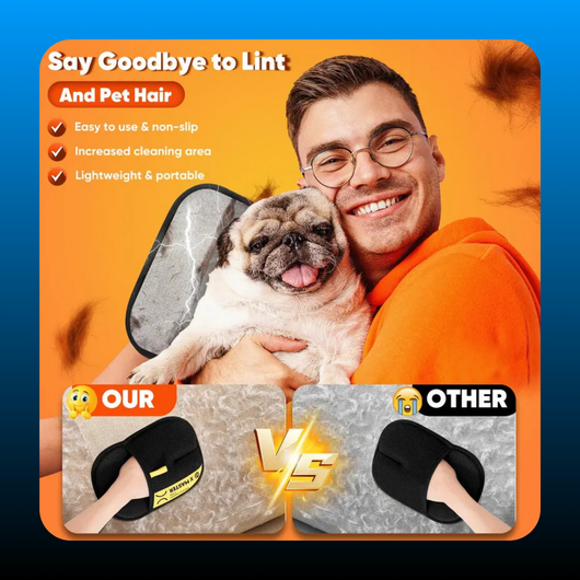 Pet Hair Remover Electrostatic Gloves