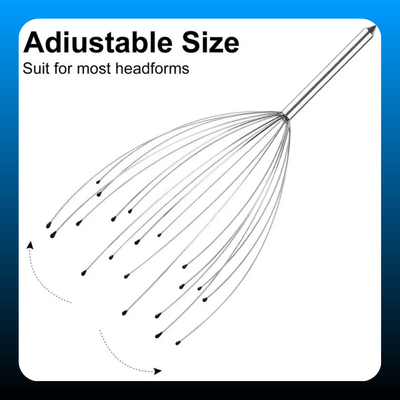 20-Claw Head Massager & Stress Reliever (2 Pieces)