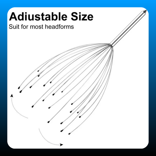 20-Claw Head Massager & Stress Reliever (2 Pieces)