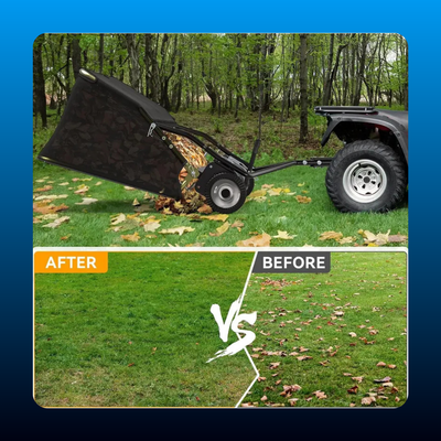 Tow Behind Lawn Sweeper and Leaf Collector