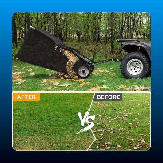 Tow Behind Lawn Sweeper and Leaf Collector