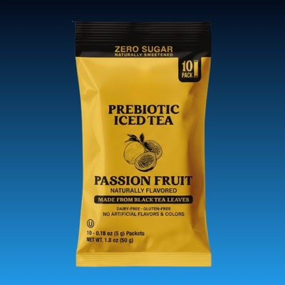 Prebiotic Non Sugar Passionfruit-Flavored Iced Tea (10-Pack)