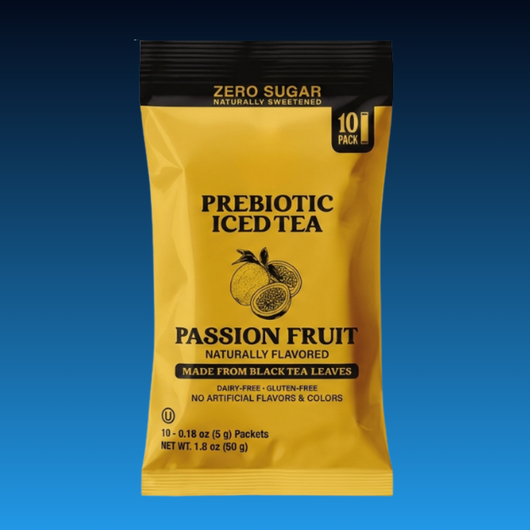 Prebiotic Non Sugar Passionfruit-Flavored Iced Tea (10-Pack)