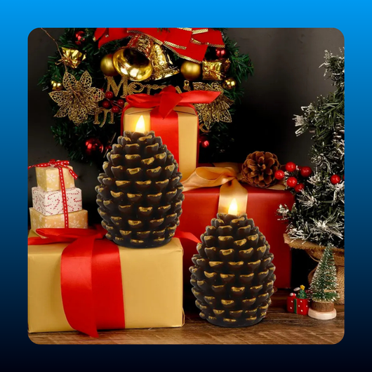 Flameless Pinecone Candles (2 Pack)