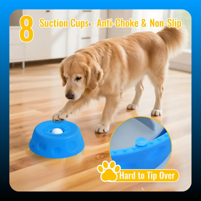 3-in-1 Suction Slow Feeder Dog Bowl