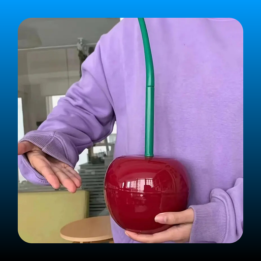 Cherry Shaped Plastic Toilet Brush
