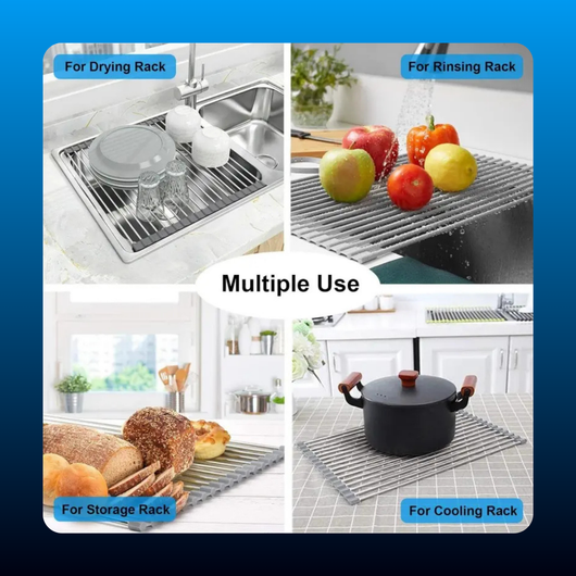 Roll Up Dish Drying Rack