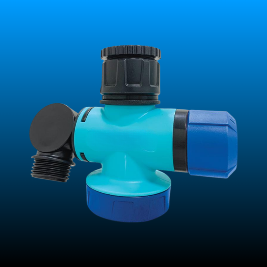 Multi-Function Outdoor Faucet and Garden Hose Tap Connector
