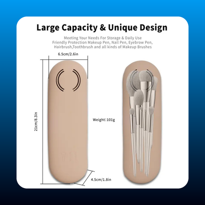 Large Magnetic Silicone Makeup Brush Holder