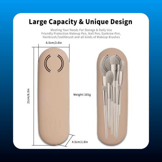 Large Magnetic Silicone Makeup Brush Holder