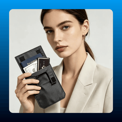 3-in-1 Hidden Pocket Travel Wallet