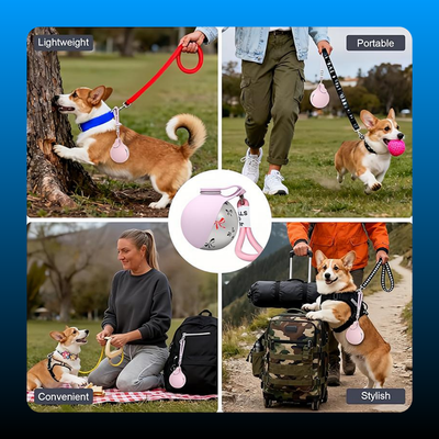 3 in 1 Stainless Steel Pet Water Bottle Keychain