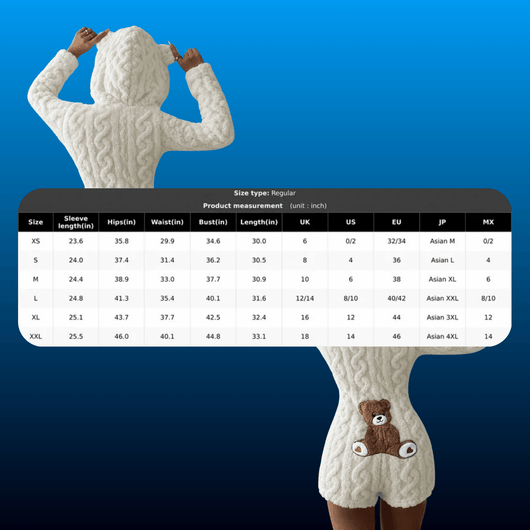 Teddy Bear Hooded Fleece Romper