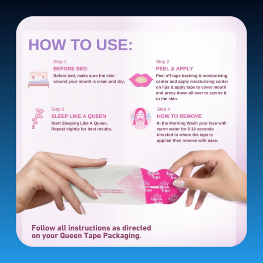 Mouth tape with Collagen Hyaluronic Acid & Vitamin E