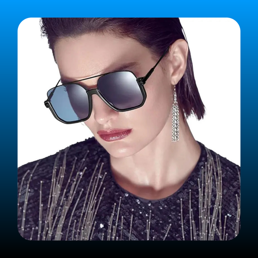 Retro Oversized Aviator Sunglasses