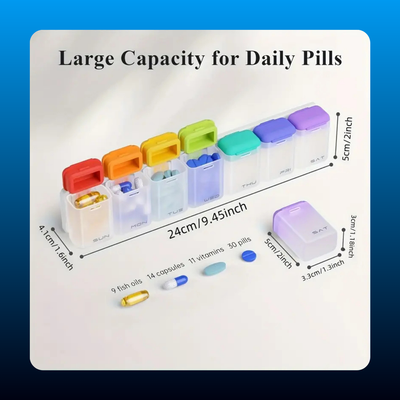 Magnetic Weekly Pill Organizer