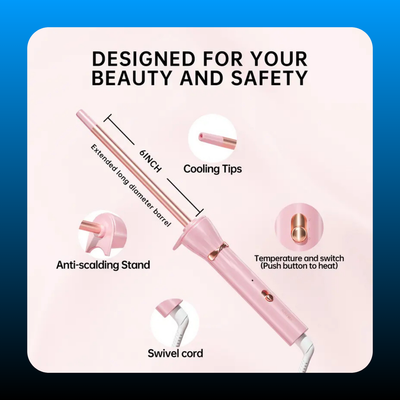 (9mm) Skinny Barrel Curling Iron