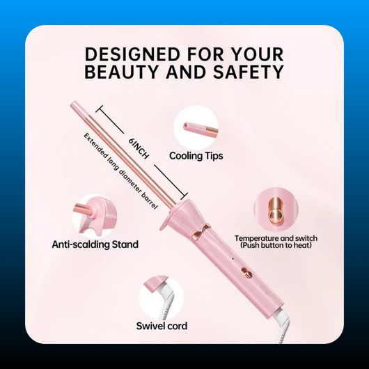 (9mm) Skinny Barrel Curling Iron