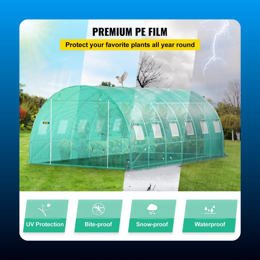 Walk In Tunnel Greenhouse Kit