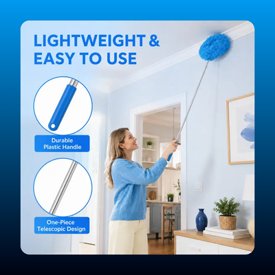Ceiling Fan Cleaning Tool with Extendable Pole