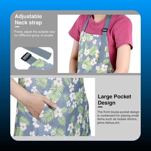 Adjustable Chef Apron with Pockets