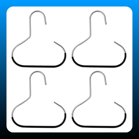 4 pcs Steel Wardrobe Hat Hanger
