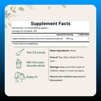 Organic Blueberry Extract Powder