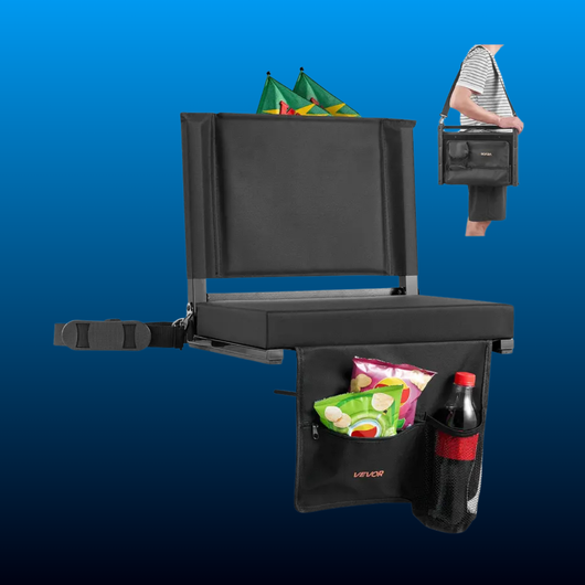 Folding Stadium Seat with Back Support