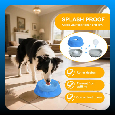 3-in-1 Suction Slow Feeder Dog Bowl